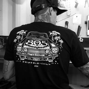 FASTHOUSE 805 SUNSET SS TEE BLACK