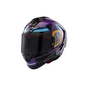 ALPINESTARS ROAD  SUPERTECH R10 MARTINATOR LIMITED EDITION BLUE/PURPLE/RED GLOSS