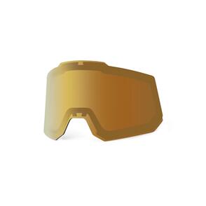 100% SNOW SNOWCRAFT/SNOWCRAFT XL REPL LENS - HIPER DUAL PANE MIRROR TRUE GOLD