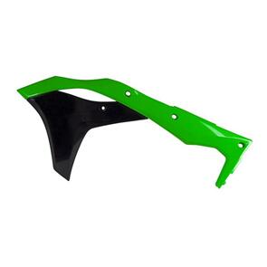RTECH CVKXFVENR17 KAWASAKI KX RADIATOR SCOOPS (2017-2020) - GREEN-BLACK