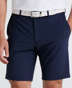 ORIGINAL PENGUIN 9" THE PLAYER PARTECH GOLF SHORT BLACK IRIS