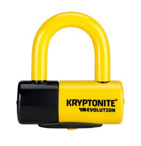 KRYPTONITE EVOLUTION SERIES 4 DISC LOCK - YELLOW (9US)