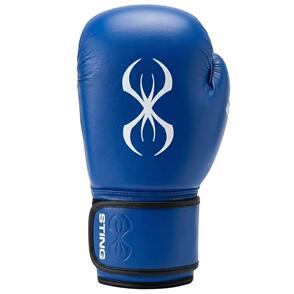 STING COMPETITION AIBA BOXING GLOVE BLUE 12OZ