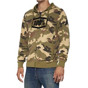 100% SYNDICATE ZIP HOODED FLEECE CAMO 