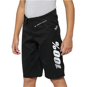 100% R-CORE YOUTH SHORTS BLACK 