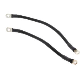 ALL BALLS BATTERY CABLE KIT - BLACK. FITS SOFTAIL 1989-2008.