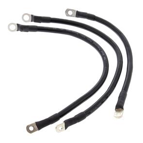 ALL BALLS BATTERY CABLE KIT - BLACK. FITS FXR 1982-1988.