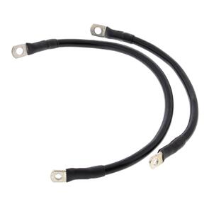 ALL BALLS BATTERY CABLE KIT - BLACK. FITS SPORTSTER 1981-2003.