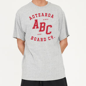 ABC SUP TEE GREY MARLE