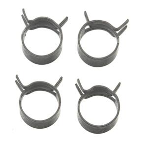 ALL BALLS FS00052 FUEL HOSE CLAMP 4 PC KIT - BAND STYLE 11.7MM ID