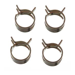 ALL BALLS FS00056 FUEL HOSE CLAMP 4 PC KIT - BAND STYLE 12MM ID