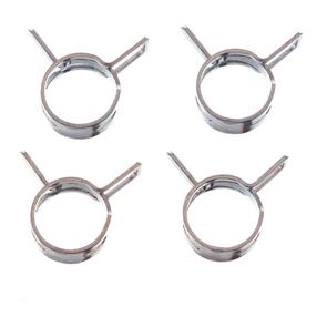 ALL BALLS FS00059 FUEL HOSE CLAMP 4 PC KIT - BAND STYLE 10MM ID