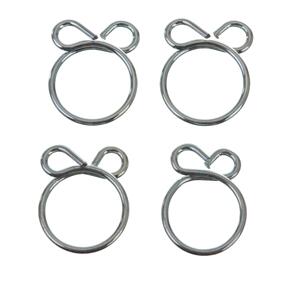 ALL BALLS FS00061 FUEL HOSE CLAMP 4 PC KIT - WIRE STYLE 12.5MM ID