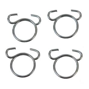 ALL BALLS FS00064 FUEL HOSE CLAMP 4 PC KIT - WIRE STYLE 9.9MM ID
