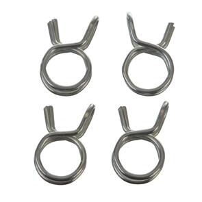 ALL BALLS FS00065 FUEL HOSE CLAMP 4 PC KIT - WIRE STYLE 7.1MM ID