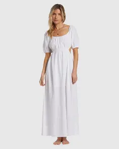 BILLABONG ON THE COAST MAXI DRESS SALT CRYSTAL