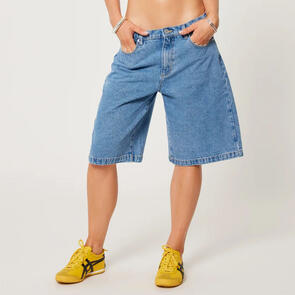 ABRAND 95 SUPER BAGGY JORT NAOMI MID BLUE