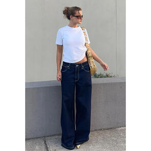 ABRAND 99 MEGA BAGGY NICKY-RINSE DENIM