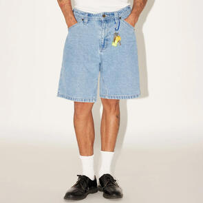 ABRAND A5 BAGGY SHORT LARRY - LIGHT VINTAGE INDIGO