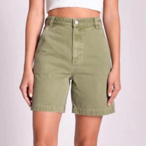 ABRAND CARRIE CARPENTER SHORT FADED ARMY