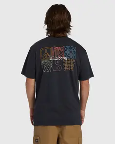 BILLABONG REFLECTIONS WAVE WASH T-SHIRT BLACK