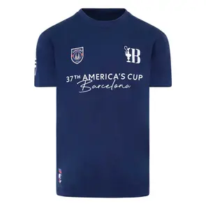 37TH AMERICAS CUP AC LEAGUE T-SHIRT NAVY