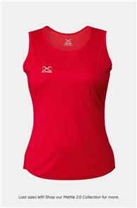 STING FEMALE BOXING METTLE SINGLET RED 