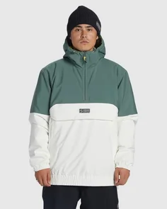 DC SHOES DC NEXUS REVERSIBLE ANORAK JACKET - DARK FOREST