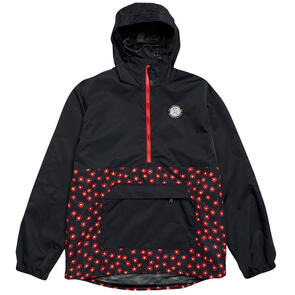 AIRBLASTER BREAKWINDER PACKABLE PULLOVER BLACK DAISY