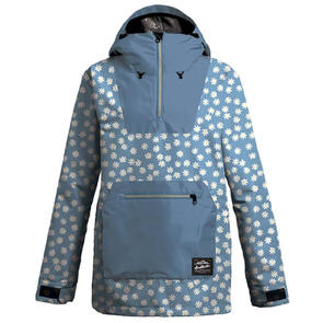 AIRBLASTER WOMENS FREEDOM PULLOVER LIGHT BLUE DAISY