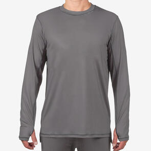 AIRHOLE 2025 MENS THERMAL TOP POLARTEC POWER DRY DARK GREY