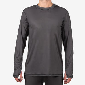AIRHOLE 2025 MENS THERMAL TOP POLARTEC POWER DRY BLACK