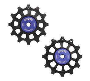 KOGEL FULL CERAMIC 12/12T OVERSIZED DERAILLEUR PULLEYS - SHIMANO 11SP, CAMPAG 12SP