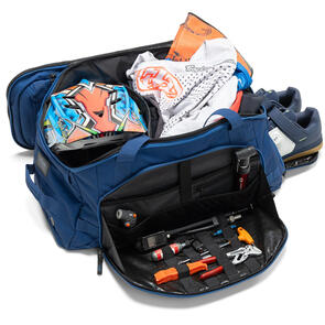 ALBEK SKYTRAIL 51 DUFFEL BAG POSEIDON BLUE