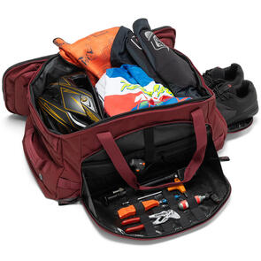 ALBEK SKYTRAIL 51 DUFFEL BAG BURGUNDY