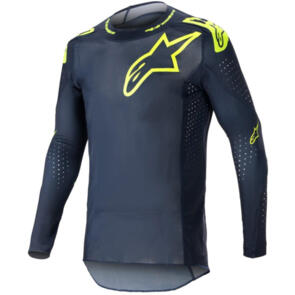 ALPINESTARS 2023 SUPERTECH BRUIN JERSEY NIGHT NAVY/YELLOW FLUORO