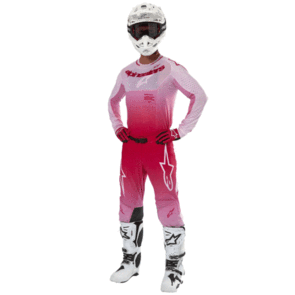 ALPINESTARS 2024 SUPERTECH DADE JERSEY AND PANTS RED BERRY
