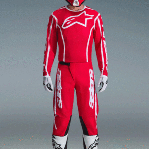 ALPINESTARS 2026 FLUID APEX JERSEY AND PANTS RED/WHITE