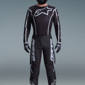 ALPINESTARS 2026 FLUID APEX JERSEY AND PANTS BLACK/GRAY