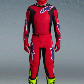 ALPINESTARS 2026 FLUID GRID JERSEY AND PANTS RED/BLACK/PURPLE