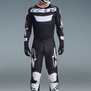 ALPINESTARS 2026 RACER AIR RIWAY JERSEY AND PANTS BLACK/WHITE