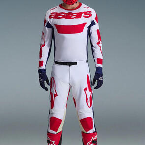 ALPINESTARS 2026 RACER RIWAY JERSEY AND PANTS WHITE/BLUE/RED