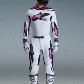 ALPINESTARS 2026 SUPERTECH AFD PRO VISTA JERSEY AND PANTS WHITE/PURPLE/BLACK