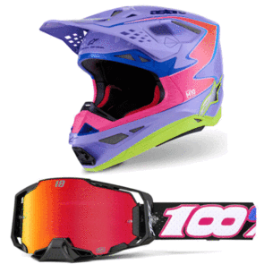 ALPINESTARS 2026 SUPERTECH S-M10 HELMET AND GOGGLES JETT LAWRENCE