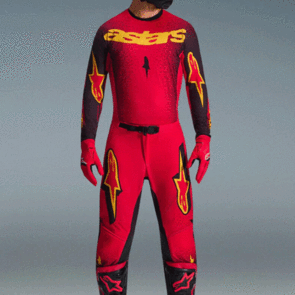 ALPINESTARS 2026 SUPERTECH SCENZ JERSEY AND PANTS RED/BLACK/YELLOW