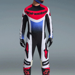 ALPINESTARS 2026 TECHSTAR KNIF JERSEY AND PANTS BLACK/WHITE/RED