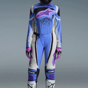 ALPINESTARS 2026 WOMENS STELLA TECHSTAR NOMUR JERSEY AND PANTS LIGHT BLUE/OFF WHITE/BLACK