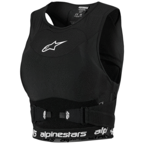 ALPINESTARS 2026 WOMENS STELLA PLASMA CHEST PROTECTOR BLACK/WHITE