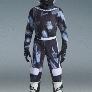 ALPINESTARS 2026 YOUTH FLUID LAHND JERSEY AND PANTS IRON CAMO