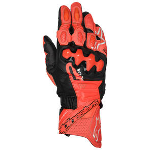 ALPINESTARS ROAD GP PLUS R V3 GLOVES BRIGHT RED/RED FLUORO/BLACK